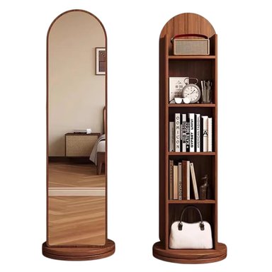 ESPEJO GIRATORIO CON ESTANTE GLAMUR - DIBA MUEBLES