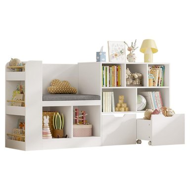 ESTANTE INFANTIL CON 2CJ CON RUEDAS RUBY - DIBA MUEBLES