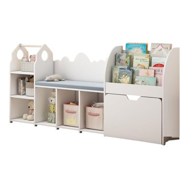 ORGANIZADOR MULTIFUNCIONAL INFANTIL CON ASIENTO RUSKA - DIBA MUEBLES