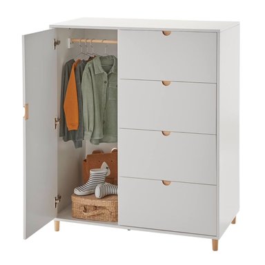 ROPERO CON COLGADOR INFANTIL SAMIYA - DIBA MUEBLES