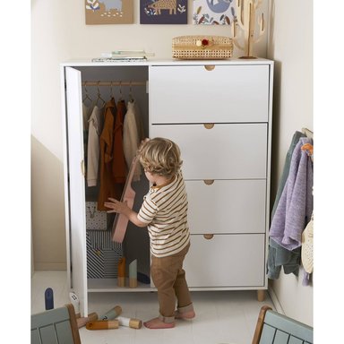 ROPERO CON COLGADOR INFANTIL SAMIYA - DIBA MUEBLES - 2