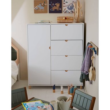 ROPERO CON COLGADOR INFANTIL SAMIYA - DIBA MUEBLES - 3