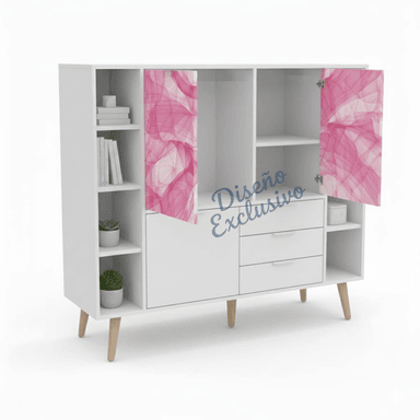 LIBRERO MODERNO AMPLIO OLVYN - DIBA MUEBLES