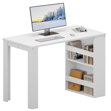 ESCRITORIO MODERNO CARLO  BLANCO ARMADO - DIBA MUEBLES