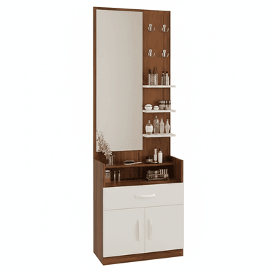 TOCADOR CON ESPEJO MODERNO LYRA ARMADO - DIBA MUEBLES
