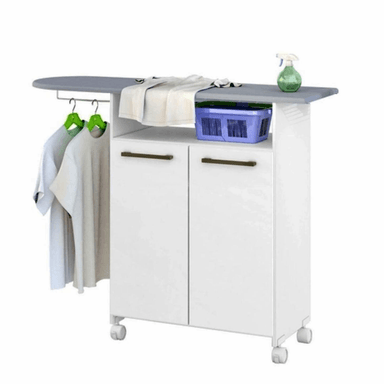 MUEBLE PLANCHADOR NAJIM BLANCO ARMADO - DIBA MUEBLES