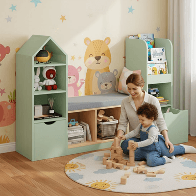 ESTANTE CON ASIENTO INFANTIL KIAME - DIBA MUEBLES - 2