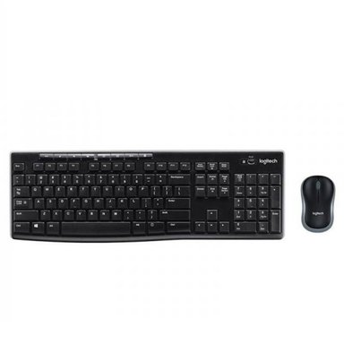 COMBO TECLADO INALÁMBRICO LOGITECH MK270 MOUSE MULTIMEDIA NEGRO - 2
