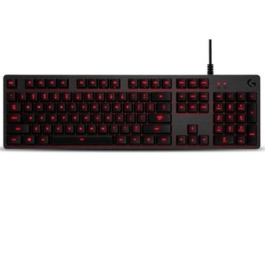 TECLADO LOGITECH G413 SERIE G QWERTY ROMER-G TACTILE CON LUZ ROJA - 1
