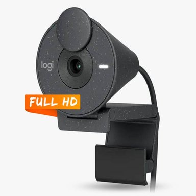 CÁMARA LOGITECH BRIO 300 WEB FULL HD 1080P USB-C NEGRO - 1