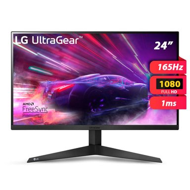 MONITOR GAMER LG GAMING 24GQ50F-B 24" 1080 X 1920 PX ULTRAGEAR 165HZ AMD FREESYNC PREMIUM - 1