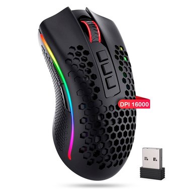 MOUSE GAMER INALÁMBRICO REDRAGON STORM PRO M808-KS NEGRO WIRELESS - 1
