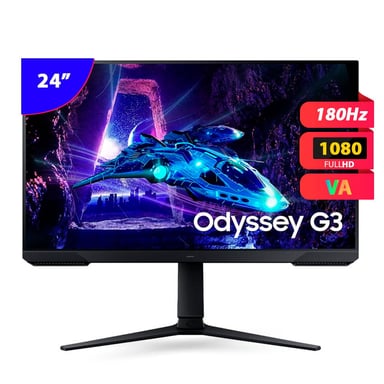 MONITOR GAMING ODYSSEY G3 DE 24' 180HZ PIVOT LS24DG300ELXPE - 1