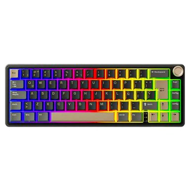 TECLADO ROYAL KLUDGE RK R65 CABLEADO PHANTOM – BROWN SWITCH - 1