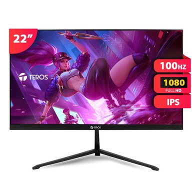 MONITOR TEROS TE-2128S 21.5″ IPS FULL HD 100HZ PLANO 1MS - 1