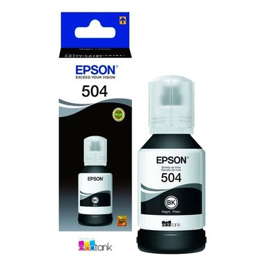 TINTA EPSON 504 NEGRA T504120-AL BOTELLA 127 ML