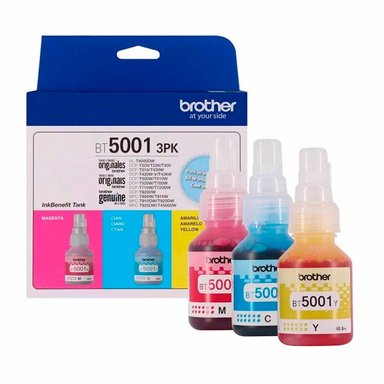 PACK 3 TINTAS BROTHER BT50013PK COLOR