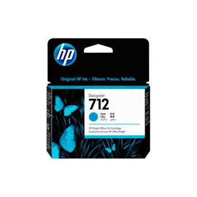 CARTUCHO DE TINTA HP 712 ORIGINAL 3ED67A 29 ML CIAN
