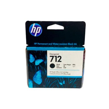 CARTUCHO DE TINTA HP 712 NEGRA ORIGINAL 3ED71A (80 ML)
