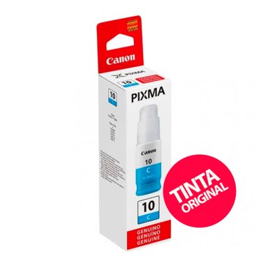 TINTA CANON GI-10 CYAN PARA IMPRESORAS CANON PIXMA G5010 PIXMA G6010 PIXMA G7010