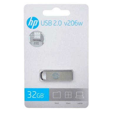 MEMORIA USB 32GB V206W HP PLATEADO - 3