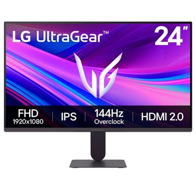 MONITOR LG ULTRAGEAR 24G411A-B 24' FHD 144 HZ 5 MS IPS PLANO - 1