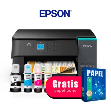 IMPRESORA EPSON ECOTANK L4360 MULTIFUNCIONAL WIFI DUPLEX NEGRO - 1