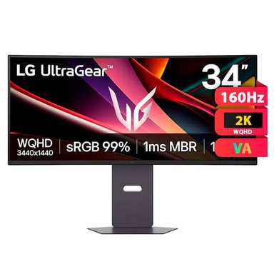 MONITOR LG ULTRAGEAR 34G600A-B 34″ WQHD 160HZ 1MS MBR CURVO - 1
