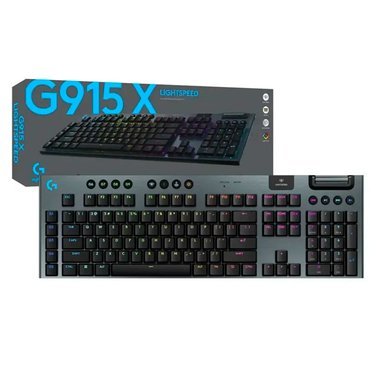 TECLADO LOGITECH G915 X LIGHTSPEED/BT LIGHTSYNC RGB / KEYCONTROL BLACK - 6