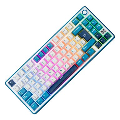 TECLADO ROYAL KLUDGE RK X87 CABLEADO BLUE - CREAMY SWITCH - 6