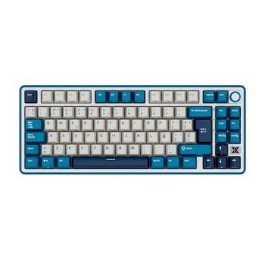 TECLADO ROYAL KLUDGE RK X87 INALÁMBRICO BLUE - BEIGE SWITCH - 3