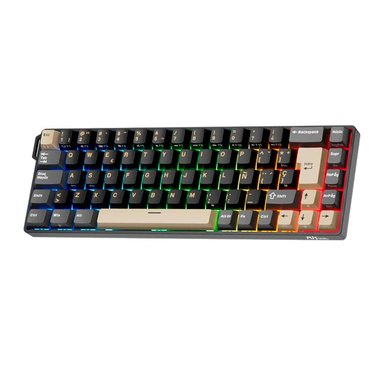 TECLADO ROYAL KLUDGE RK68 HE CABLEADO ESPAÑOL PHANTOM - MINT MAGNETIC SWITCH - 3