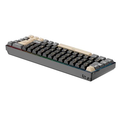 TECLADO ROYAL KLUDGE RK68 HE CABLEADO ESPAÑOL PHANTOM - MINT MAGNETIC SWITCH - 4