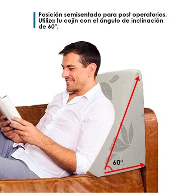 ALMOHADA TERAFLEX ANTIREFLUJO ALOE VERA MEMORY FOAM COJÍN 64 X 60 X 30 CM - 4