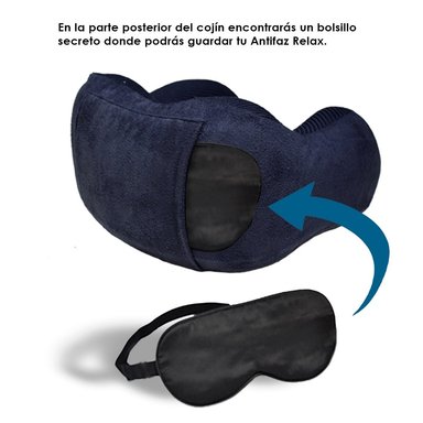 COJÍN TERAFLEX CERVICAL MEMORY FOAM + ANTIFAZ RELAX REGALO 29 X 28 X 11 CM - 5
