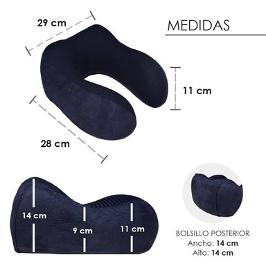 COJÍN TERAFLEX CERVICAL MEMORY FOAM + ANTIFAZ RELAX REGALO 29 X 28 X 11 CM - 6
