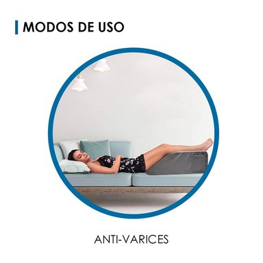 COJÍN TERAFLEX MULTIUSOS ANTIVARICES MEMORY FOAM ALIVIA VARICES 60 X 50 X 20 CM - 4