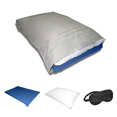 ALMOHADA TERAFLEX VISCOELÁSTICA 2 EN 1 MEMORY FOAM + REGALO ANTIFAZ 60 X 40 X 14 CM