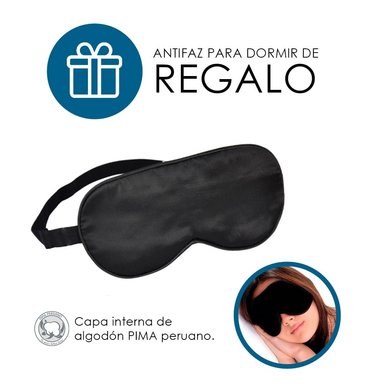 ALMOHADA TERAFLEX VISCOELÁSTICA 2 EN 1 MEMORY FOAM + REGALO ANTIFAZ 60 X 40 X 14 CM - 2