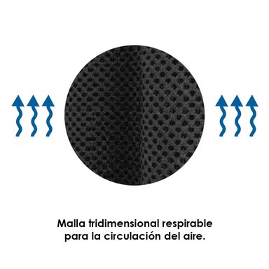 COJÍN TERAFLEX LUMBAR SMART CORRECTOR POSTURA 35 X 33 X 12 CM - 3