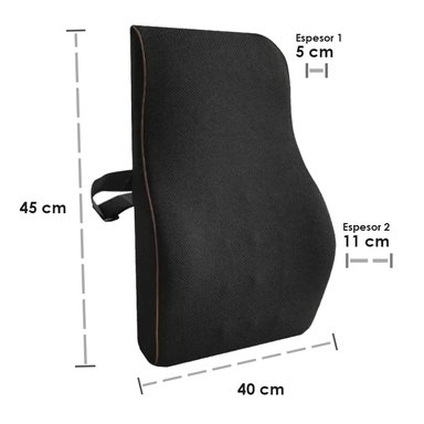 COJÍN TERAFLEX LUMBAR CON GEL FRÍO REGALO PORTACELULAR 45 X 40 X 11 CM - 6