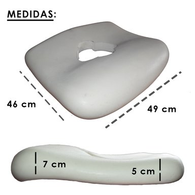 COJÍN TERAFLEX DONA ERGOCAR HEMORROIDES PROSTATA Y ESCARAS 49 X 46 X 7 CM - 6