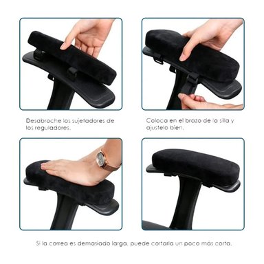 APOYABRAZOS TERAFLEX BRAZOS RELAX SILLAS USO UNIVERSAL 24 X 4 X 7.5 CM - 3