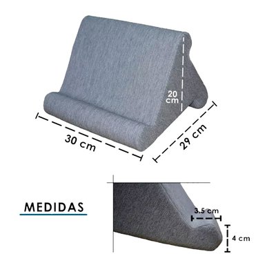 COJÍN TERAFLEX PORTA TABLET / SMARTPHONE / 3 ANGULOS VISION 30 X 29 X 20 CM - 6