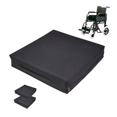 COJÍN TERAFLEX ANTIESCARAS COXIS P SILLA RUEDAS  DOS FUNDAS ANTIFLUIDOS 40 X 40 X 7.6 CM