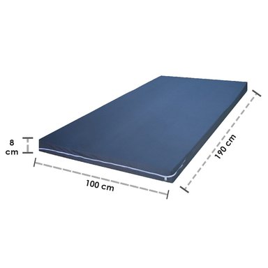 TOPPER TERAFLEX 1.5 PLAZAS SOBRECOLCHÓN ESPUMA VISCOELASTICA 190X100X8 CM - 6