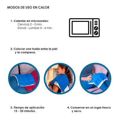 SET KIT COMPRESAS SEMILLAS FISIOTERAPIA ANTIFAZ RELAX REGALO TERAFLEX CAJA - 6