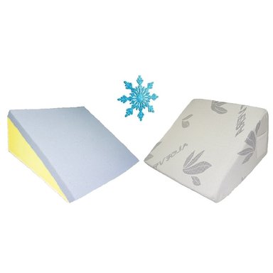 ALMOHADA TERAFLEX ANTIREFLUJO ALOE VERA CON GEL MEMORY FOAM COJÍN 64 X 60 X 30 CM