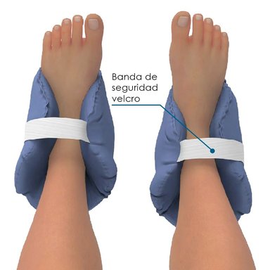 TALONERA TERAFLEX ANTIESCARAS PAR COJÍNES PROTECTOR TALONES 20 X 15 CM - 3