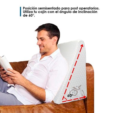 ALMOHADA TERAFLEX ANTIREFLUJO COJÍN 60 X 55 X 25 CM - 3
